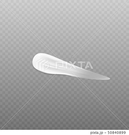 White facial cream sample smeared in line, cosmetic body lotion smudge with realistic texture White facial cream sample smeared in line, cosmetic body lotion smudge with realistic texture 50840899