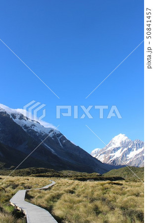 アオラキ マウントクック国立公園　フッカーバレートラック 50841457