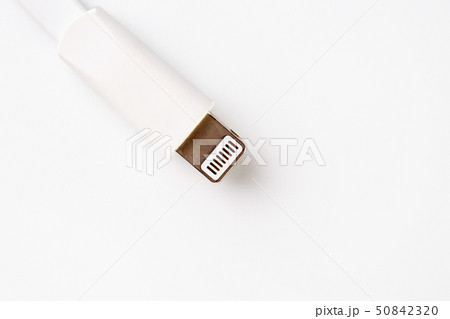 Connector lightning on a white background. This is Connector lightning on a white background. This is 50842320