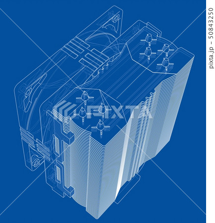 Cpu Coller Concept. Vector 50843250