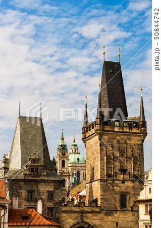 Lesser Town Bridge Towers in Prague 50844742