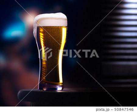Glass of light beer 50847546