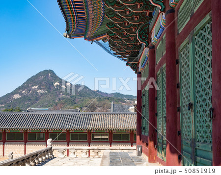 Gyeongbokgung Palace facade 50851919