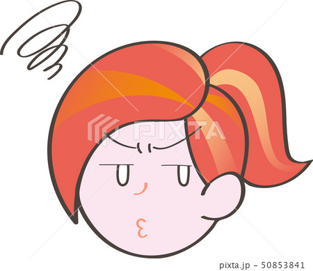 女性　顔　表情 50853841