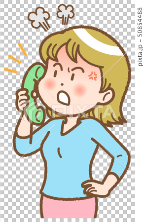 電話で話す女性 50854488