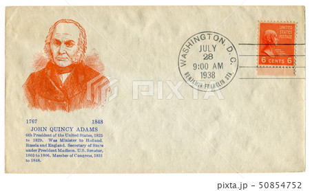 US historical envelope President John Quincy Adams 50854752