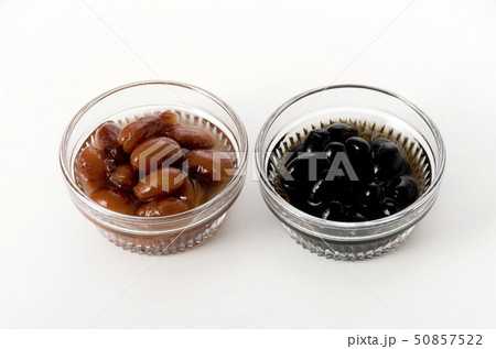 金時豆と黒豆の煮豆 50857522
