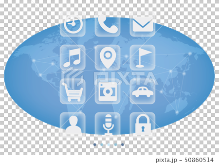 透明觸摸板,地球背景 透明觸摸板,地球背景 50860514