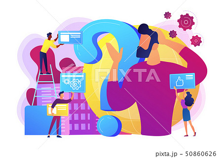 Confusion concept vector illustration 50860626