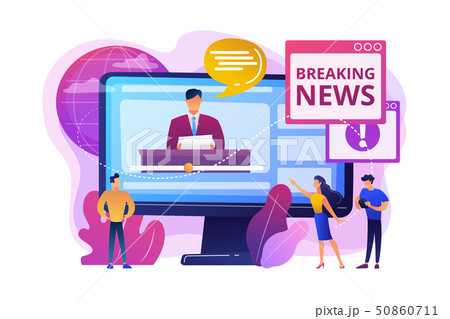 Hot online information concept vector illustration 50860711