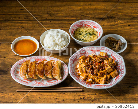 麻婆豆腐定食　Chinese set meal 50862415