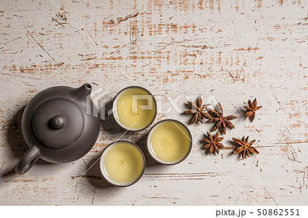 中国茶セット　Chinese tea set of beauty and health 50862551