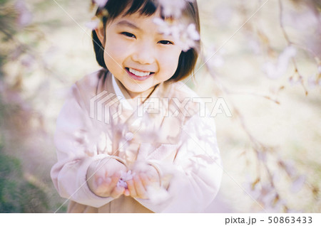 桜　春　女の子 50863433
