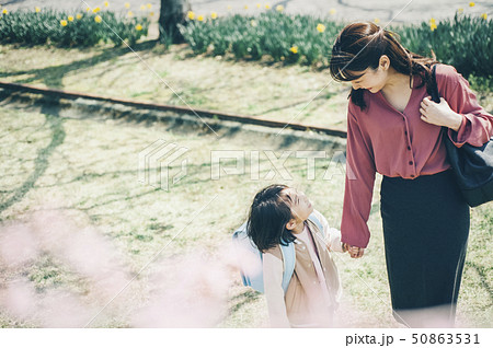 桜　春　親子　新生活 50863531
