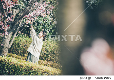 春 女性ポートレート 春 女性ポートレート 50863905