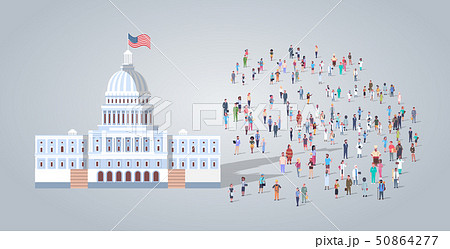 people group near capitol building united states of america senate house washington DC different people group near capitol building united states of america senate house washington DC different 50864277