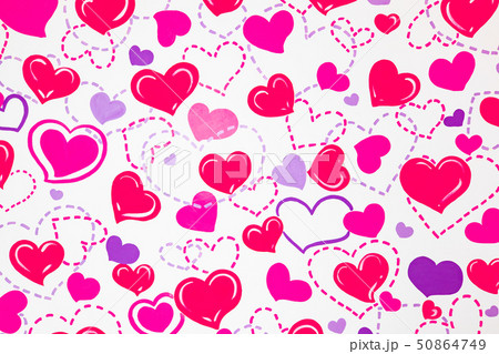 Heart painting on wall. Heart painting on wall. 50864749