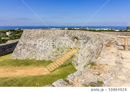 二の郭 城壁の上　座喜味城 沖縄 50864929