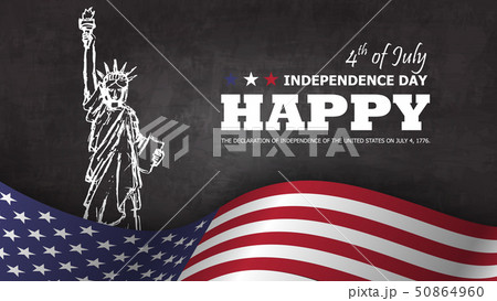 4th of July happy independence day of america 50864960