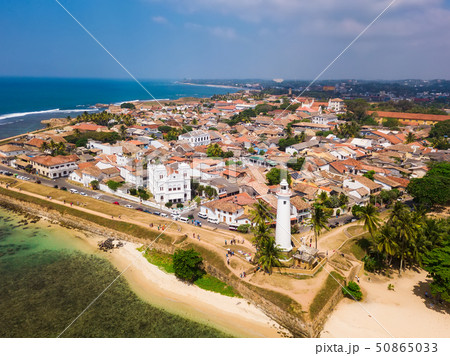 Galle Dutch Fort. Galle Fort, Sri Lanka, aerial view Galle Dutch Fort. Galle Fort, Sri Lanka, aerial view 50865033