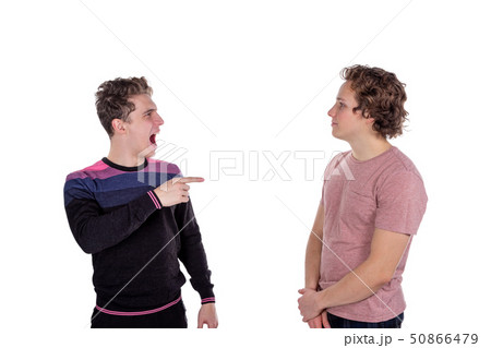 Portrait of a two happy young men 50866479
