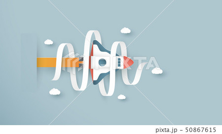 Vector illustration with start up concept. Vector illustration with start up concept. 50867615