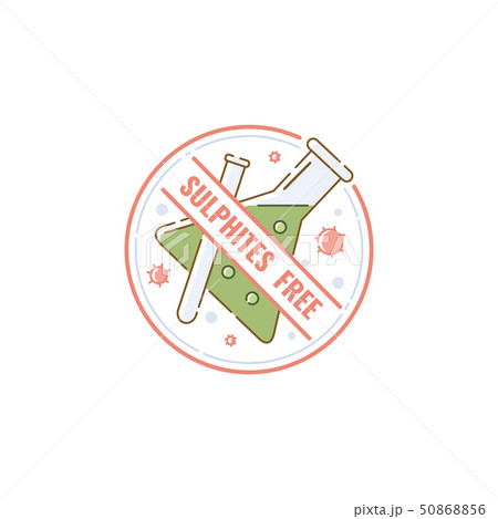 Sulphites free food label for allergy safety and product information 50868856