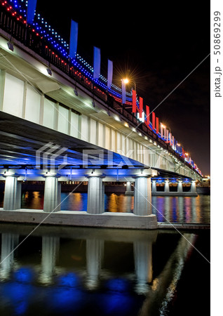 bridge with Illuminated 50869299