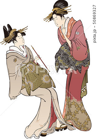 浮世絵　女性　その29 50869327