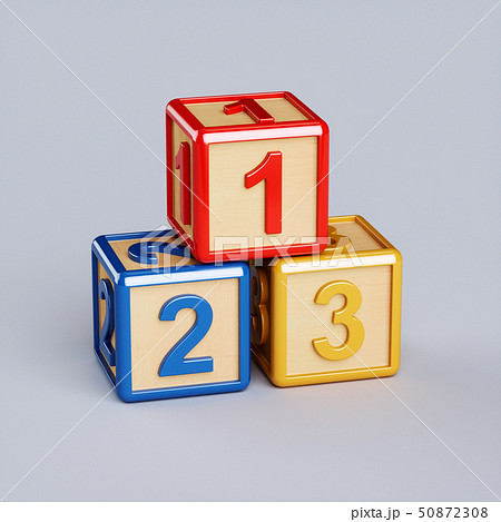 Alphabet digit blocks 50872308