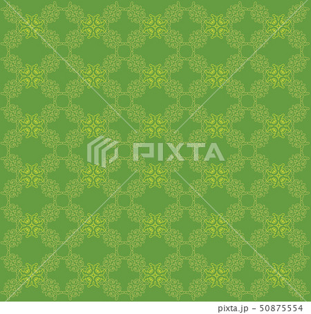 Vitage green flourish pattern Vitage green flourish pattern 50875554