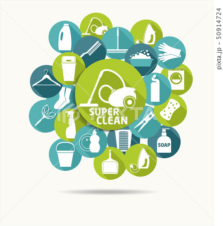 Cleaning background illustration. Cleaning background illustration. 50914724