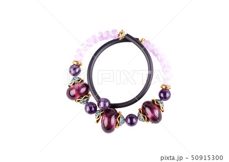 The bracelet suits from amethyst with beads from The bracelet suits from amethyst with beads from 50915300