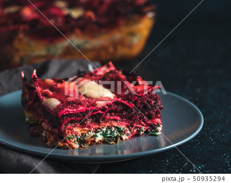 Vegetable rainbow lasagne Vegetable rainbow lasagne 50935294