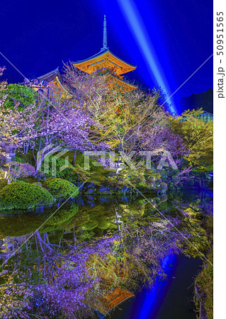 京都 春の清水寺 三重塔 京都 春の清水寺 三重塔 50951565