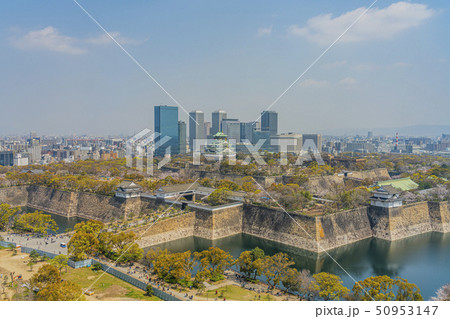 大阪 春の大阪城 大阪 春の大阪城 50953147