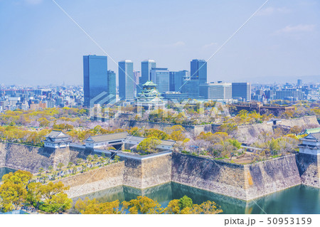 大阪 春の大阪城 大阪 春の大阪城 50953159