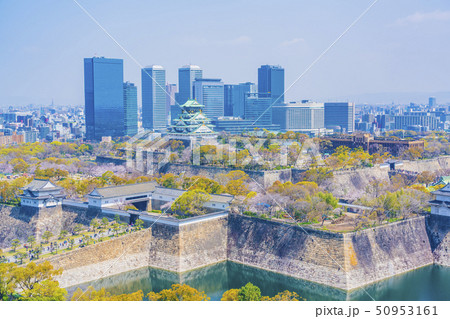 大阪　春の大阪城　 50953161