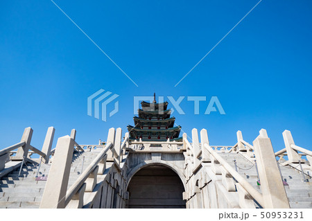 Gyeongbokgung Palace facade Gyeongbokgung Palace facade 50953231