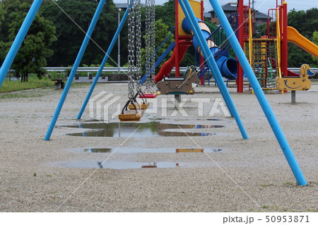 雨の公園　 50953871