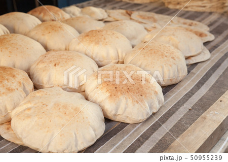 Homemade Kuboos, Egyptian pitta 50955239