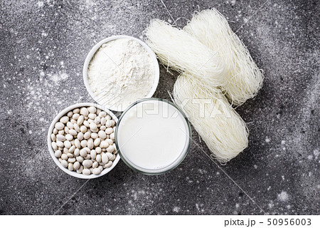 Gluten free soybean flour, noodle and non-dairy milk 50956003