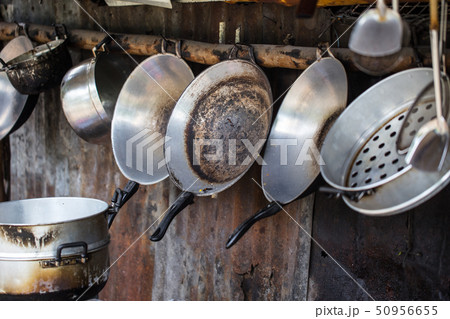 Old grungy dirty kitchen. 50956655