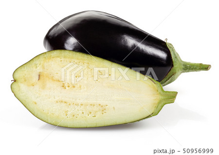 Eggplant or Aubergine vegetable and slices 50956999