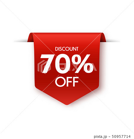 Offer tag. Discount label. Vector illustration 50957714