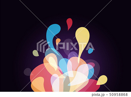 Amorphous abstract background. Formless design 50958868