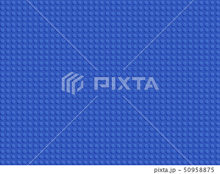 Blue plastic constructor seamless pattern. 50958875
