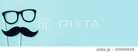 top view of fathers day concept with copy space 50960646