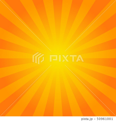 Bright orange rays background. 50961001