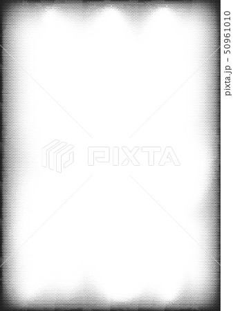 Halftone grunge pop art frame 50961010